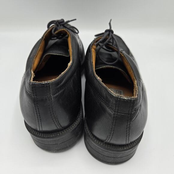 Italian Leather Dress Shoes Men’s 11 Leather Lined Comfort Oxfords Made Italy